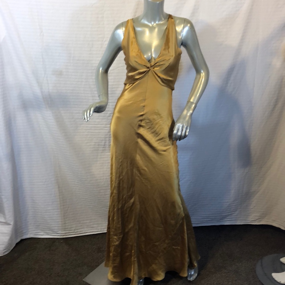 Unbranded Halter Yellow Maxi Dress